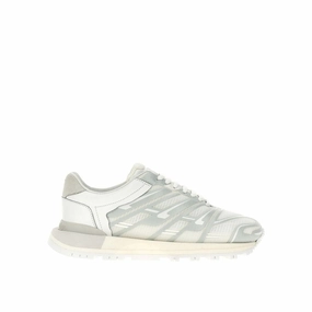 Maison Margiela White Fabric Athletic Sneakers Arch Fit Sneakers