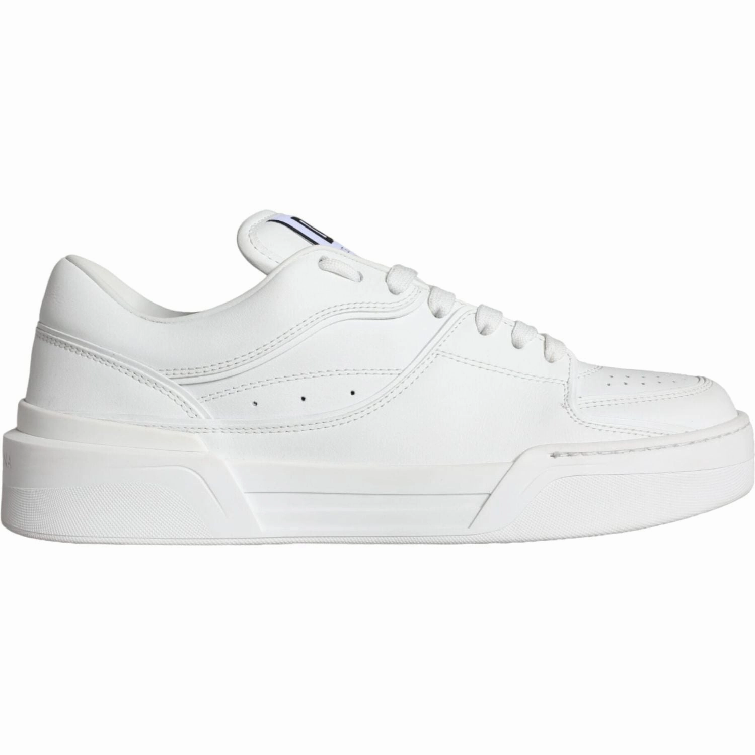 Rbx Sneakers Dolce & Gabbana White Miami Leather Low Top Sneakers Shoes