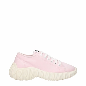 Gucci Rhyton Sneakers Miu Miu Pink Fabric Low Top Sneakers