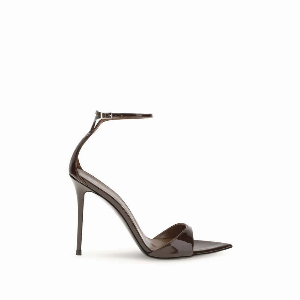 Aerothotic Sandals Giuseppe Zanotti Black Leather Stiletto Heel Sandals