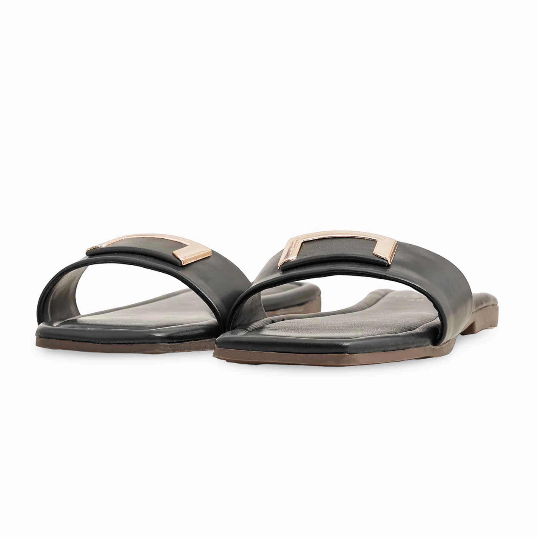 Shoes Slip On Casual Black Casual Slipper CL2130