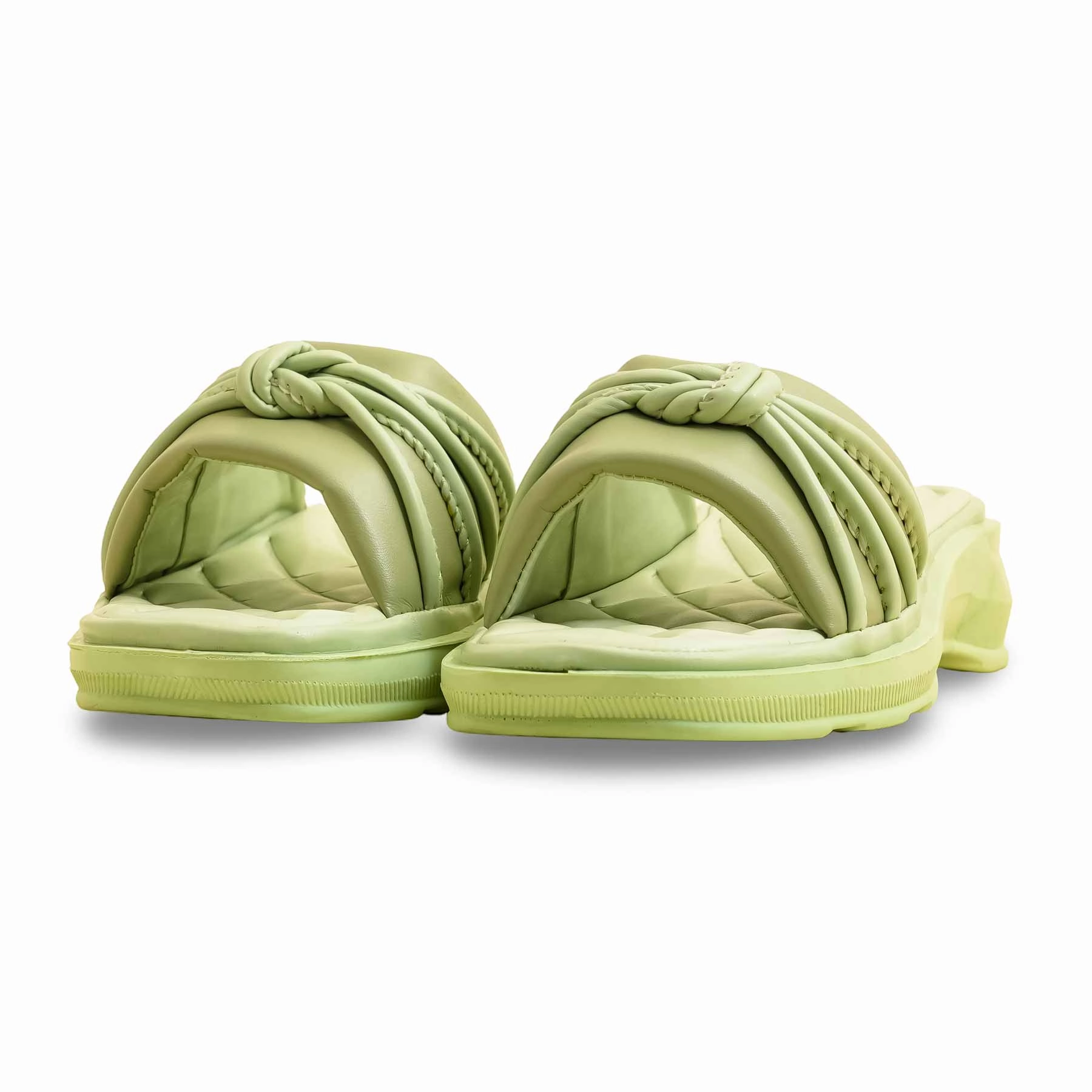 Casual Bike Clip Shoes Green Casual Softy CL5473