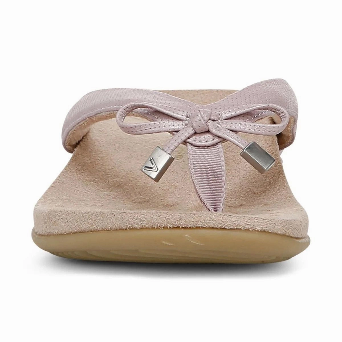 Pig Slippers Vionic Women's Bella Toe Post Sandals with Arch Support - Magnolia