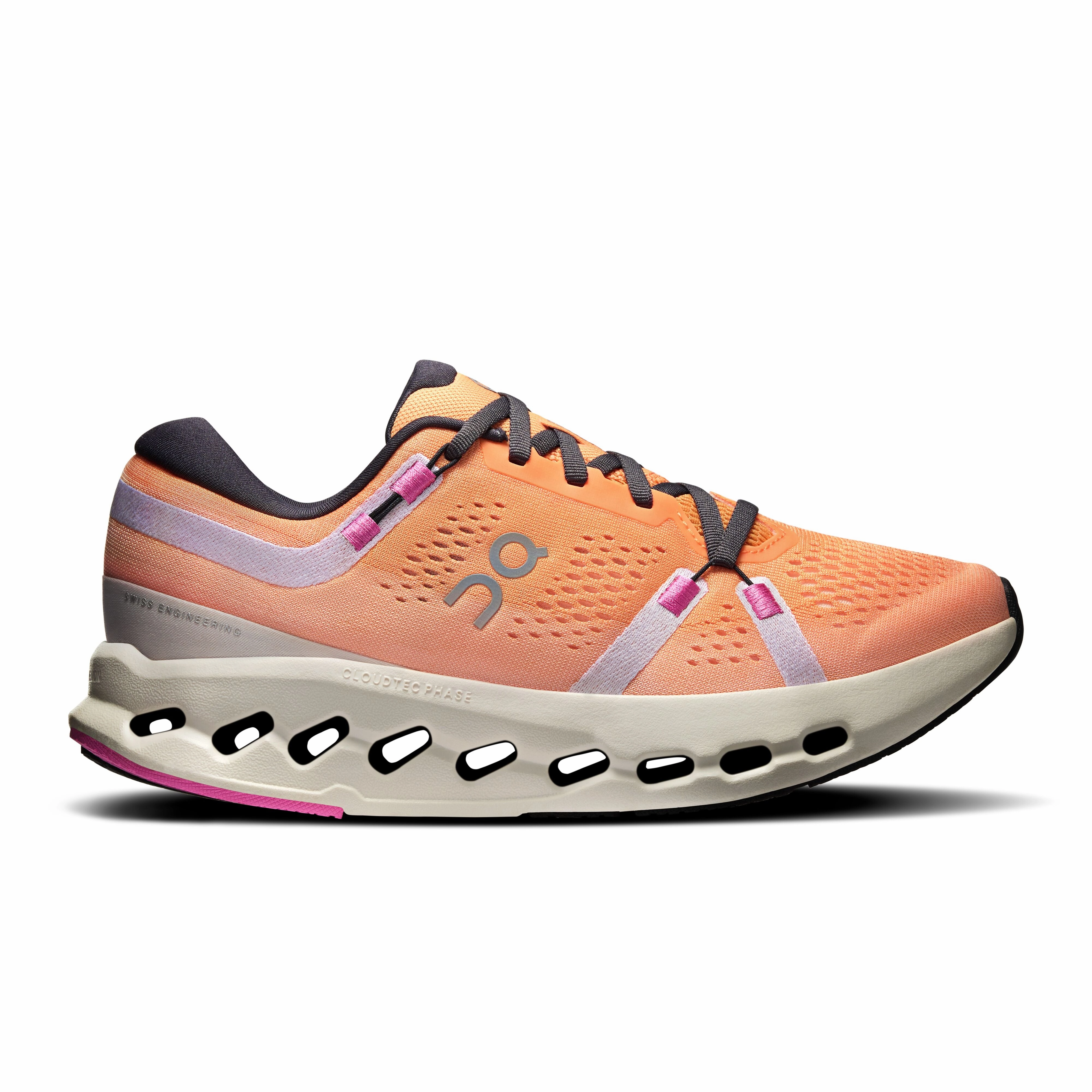 Best Running Shoes For Track Women's On Cloudsurfer 2 Running Shoe in Tangerine | Ivory