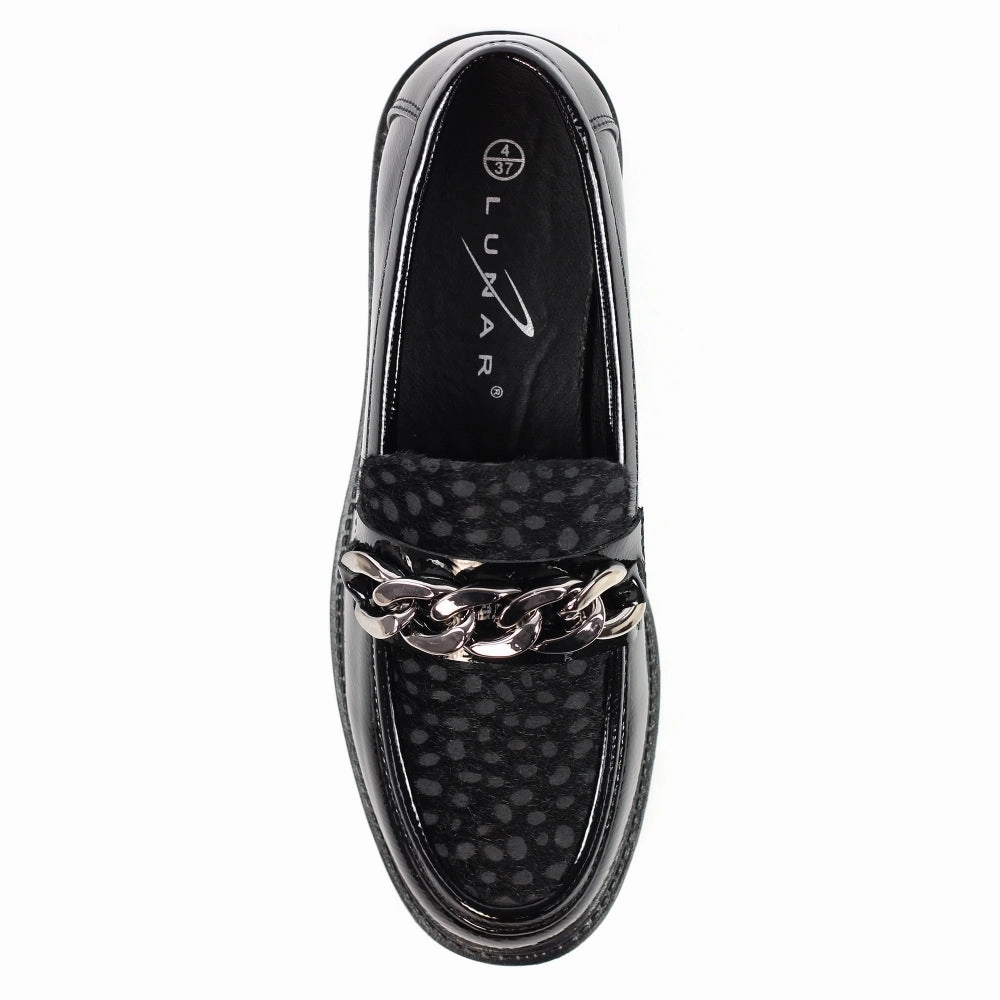 Lunar Checo Snaffle Trim Chunky Sole Loafer Gyw Loafers