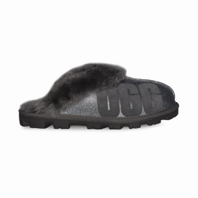 UGG Coquette Sparkle Charcoal Slippers - Women's Slippers Loki Ii