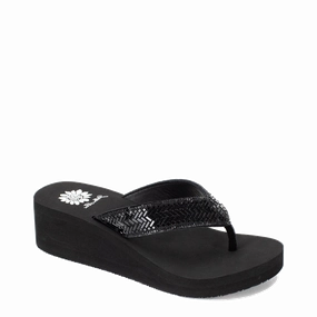 Comfortable Waterproof Flip Flops Silvyn Black