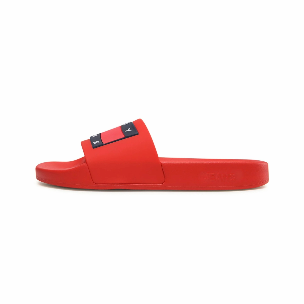 Tommy Hilfiger Essential Flag Badge Pool Slides - RED Versace Bedroom Slippers