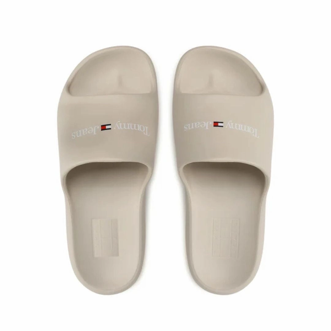 Tommy Hilfiger Chunky Flatform Pool Slides - OFFWHT Padders Slippers