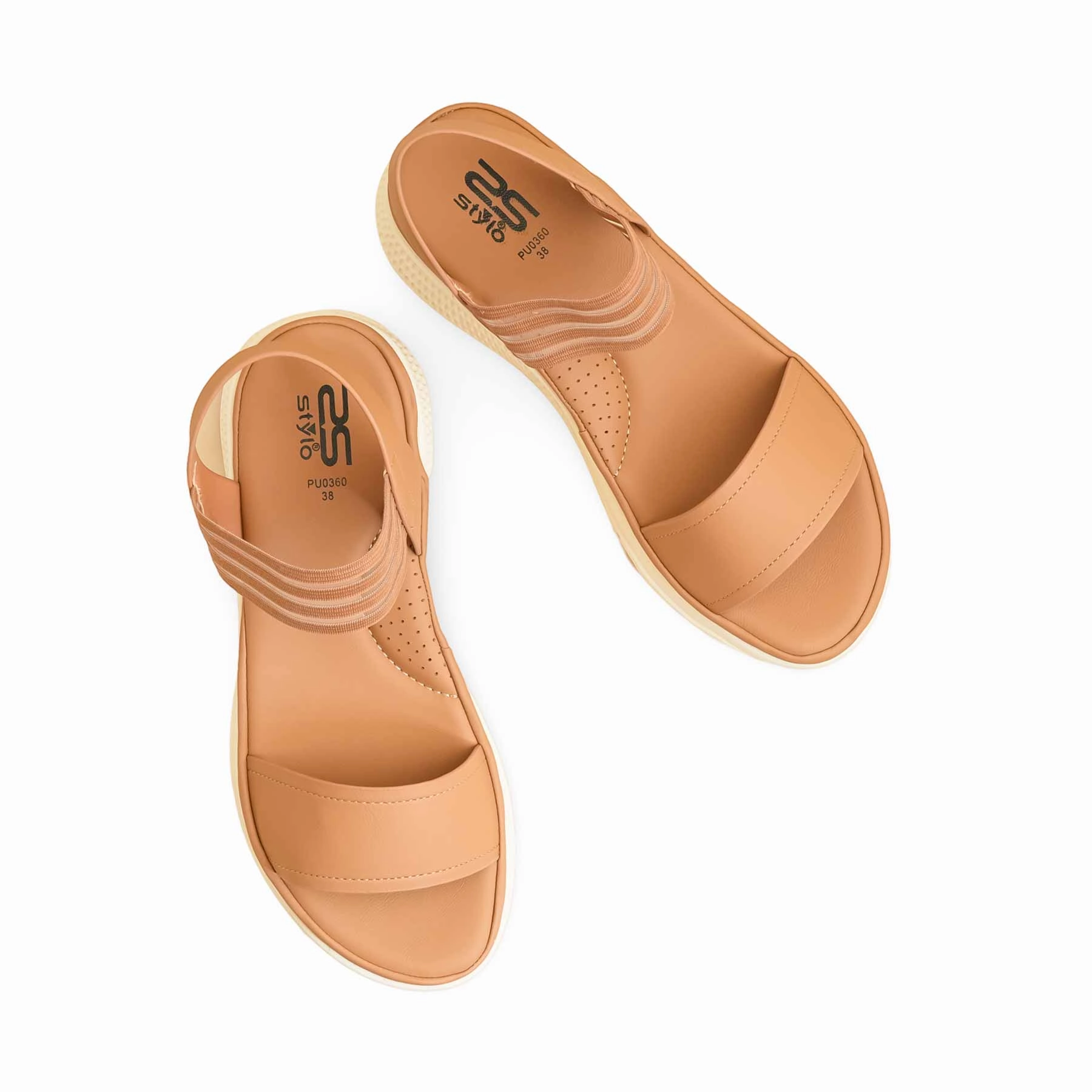 Slipers Beige Formal Sandal For Ladies PU0360