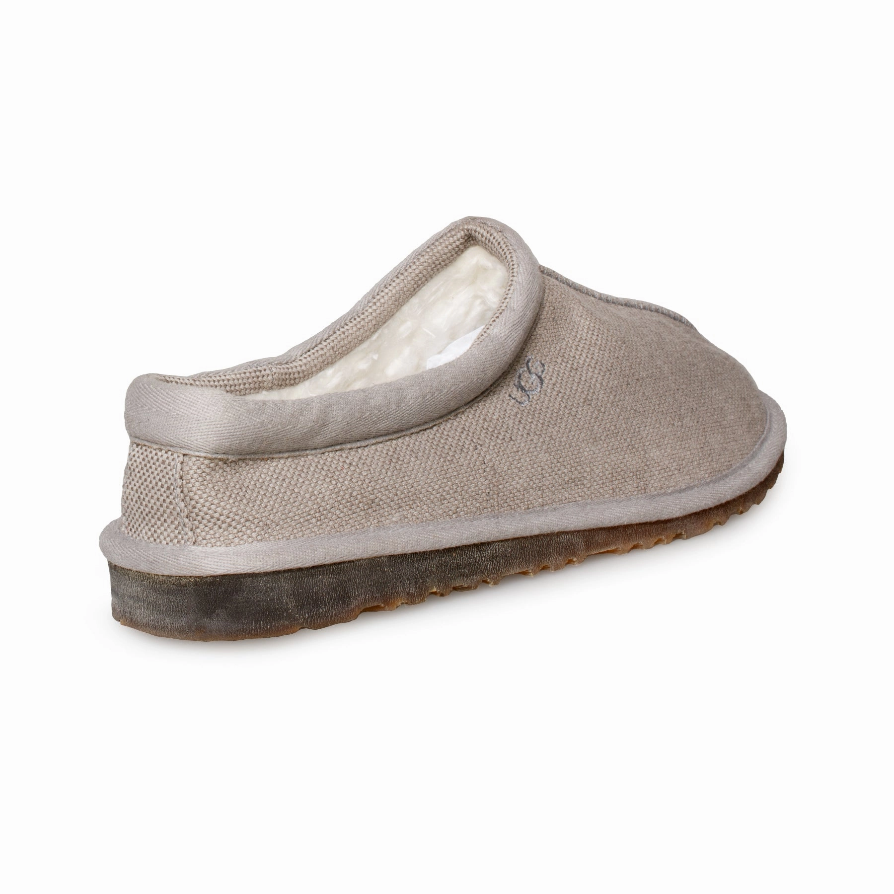 Mesh Chinese Slippers UGG Tasman Natural Canvas Wheat Brown Slippers - Men's