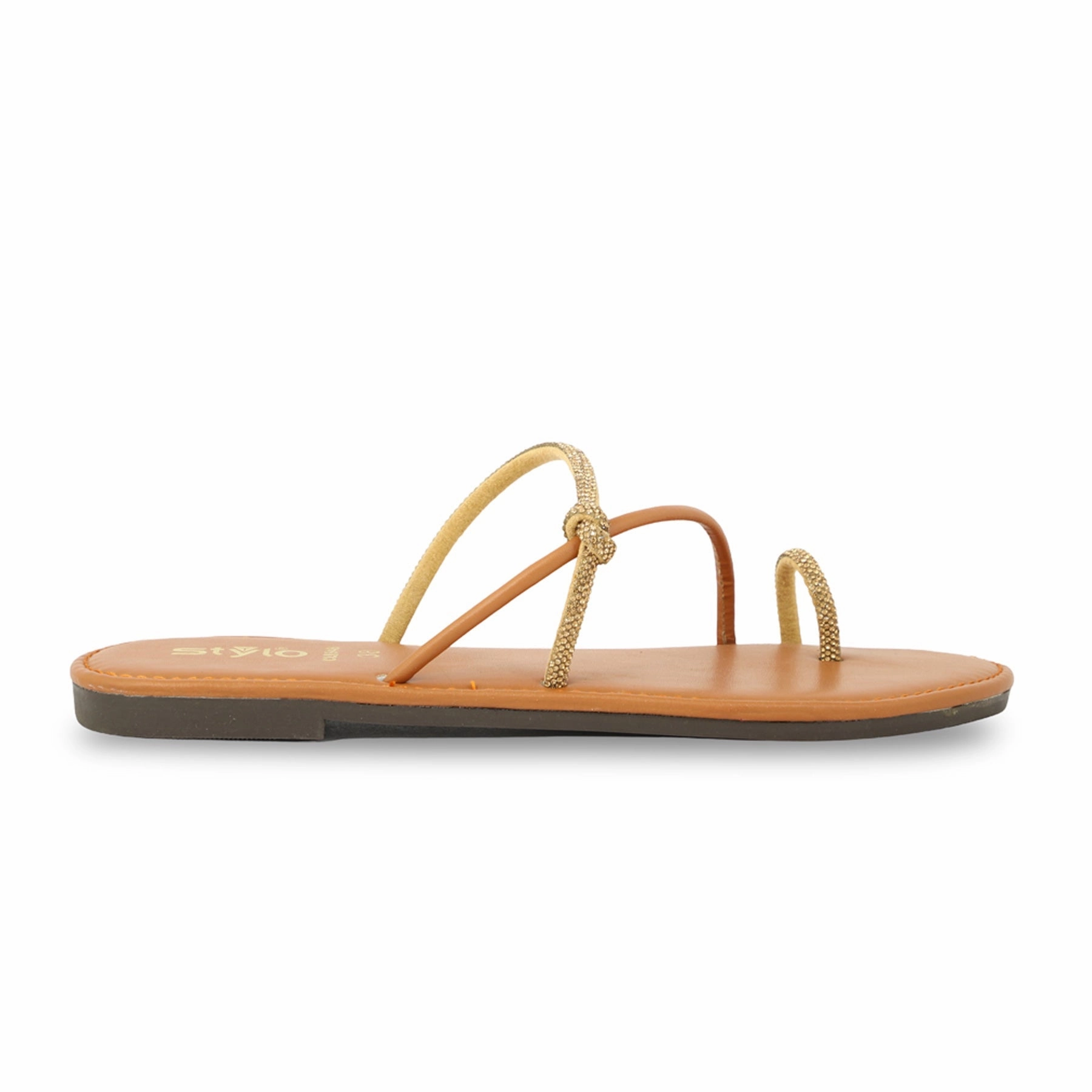 No Lace Casual Shoes Mustard Casual Chappal CL1948