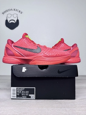 Size 10.5 - Nike Zoom Kobe 6 Protro Reverse Grinch FV4921-600 Preowned Asics Gel-rocket 10 Indoor Sport Shoes