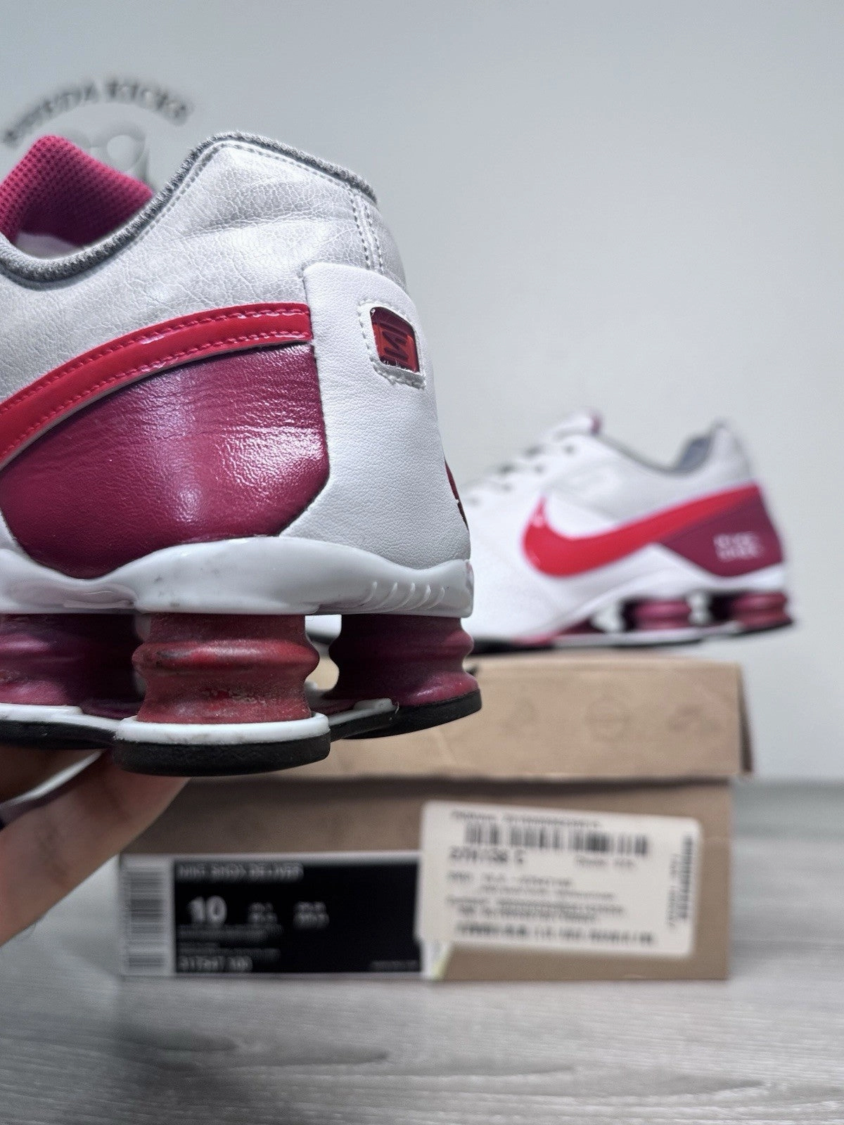 Size 10 - Nike Shox Deliver 317547-100 Mens Shoes Sneakers White Red Asics Magic Speed 4 Running Shoes