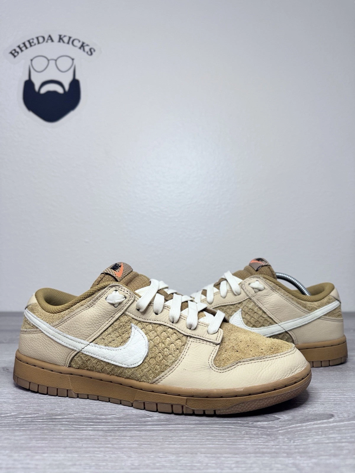 Size 11.5 - Nike Dunk Low Waffle FZ4041-744 Preowned Authentic Asics Trail Running Shoes Sale