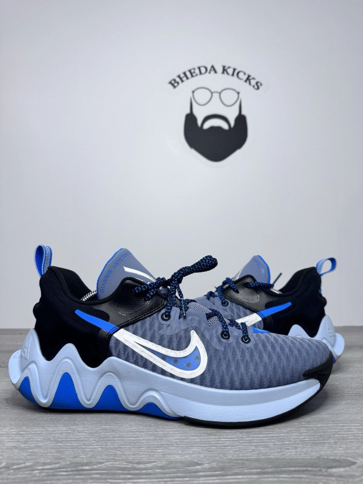 Asics Gel Kayano Shoes Sale Size 12 - Nike Giannas Immortality City Edition Blue Sneakers CZ4099-400