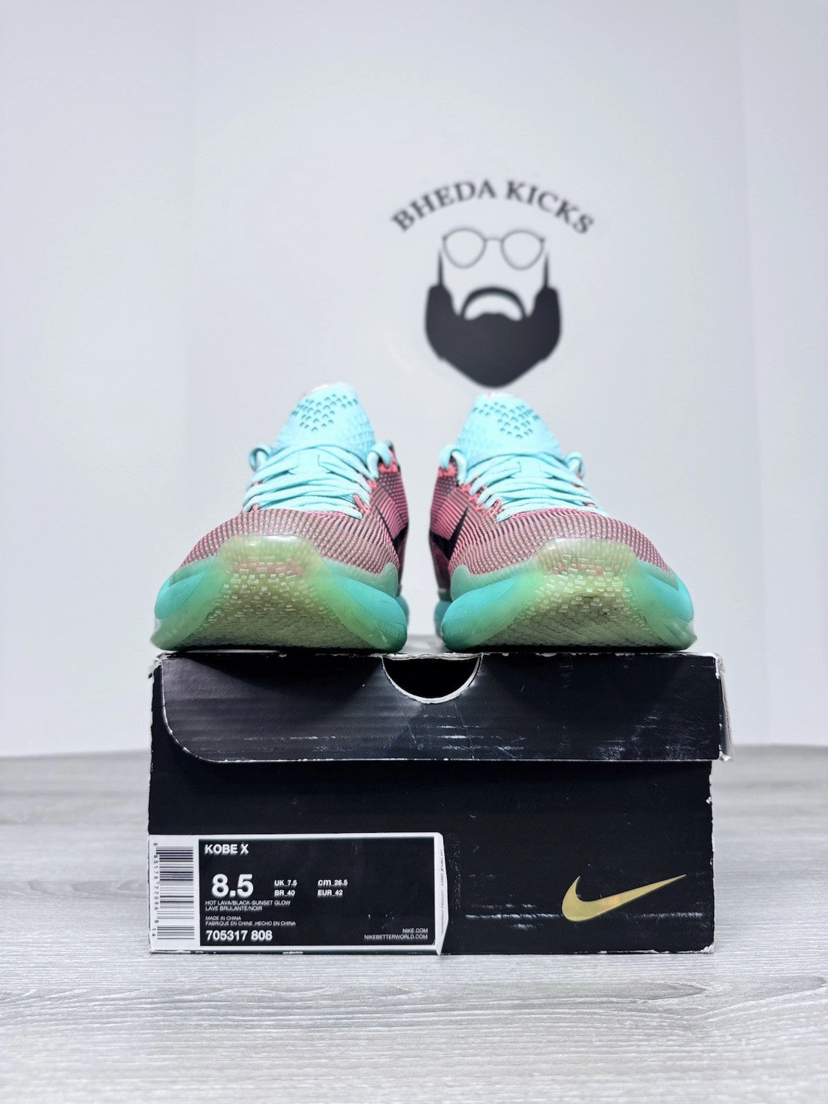 Best Selling Asics Running Shoes Size 8.5 - Nike Kobe 10 Easter 705317-808 Authentic Preowned CLEAN