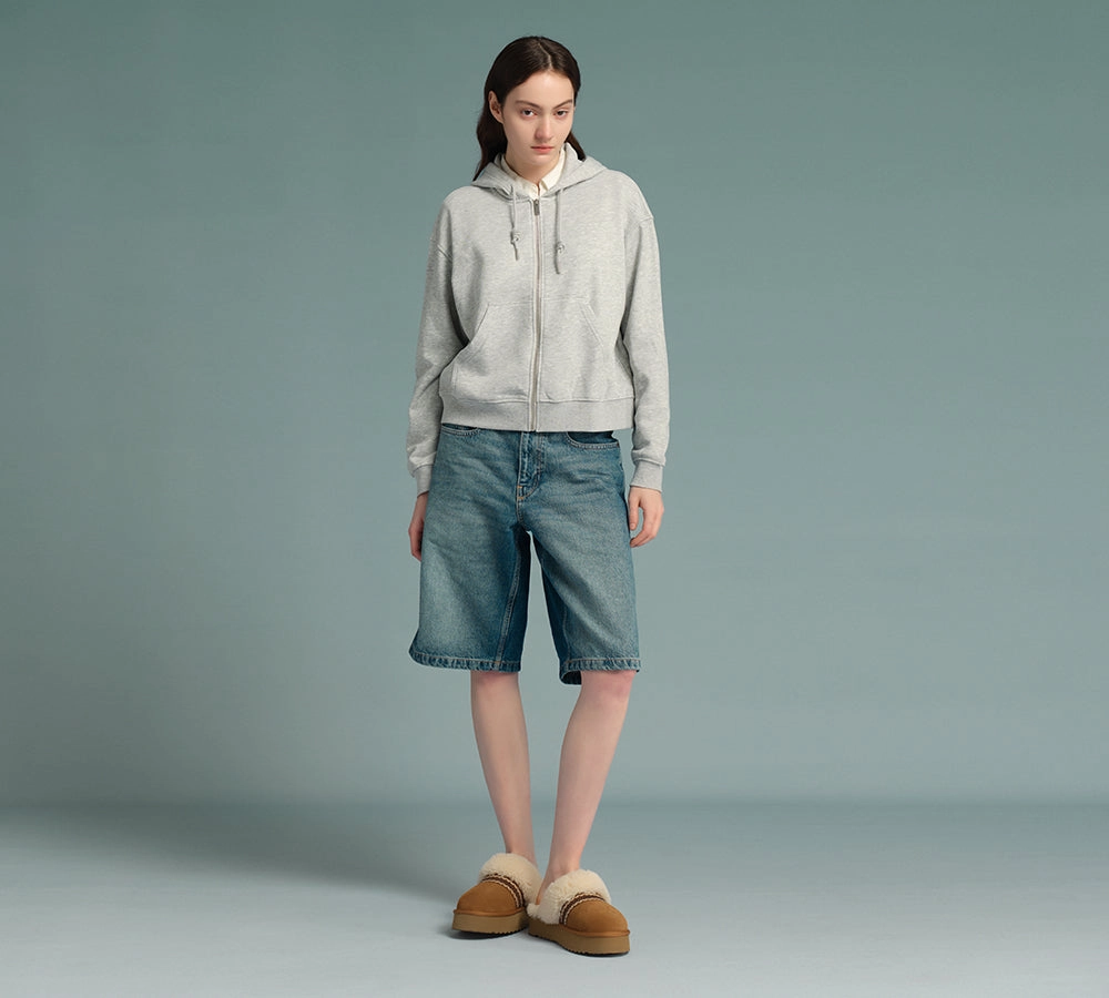 AUSTRALIAN SHEPHERD UGG Slippers Sheepskin Wool Knitted Platform Isle Custom Dog Slippers