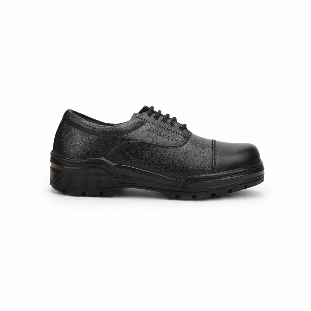 Freedom Casual (Black) POLICE Leather Oxford Shoes VEER-3 By Liberty Business Casual Fall Shoes