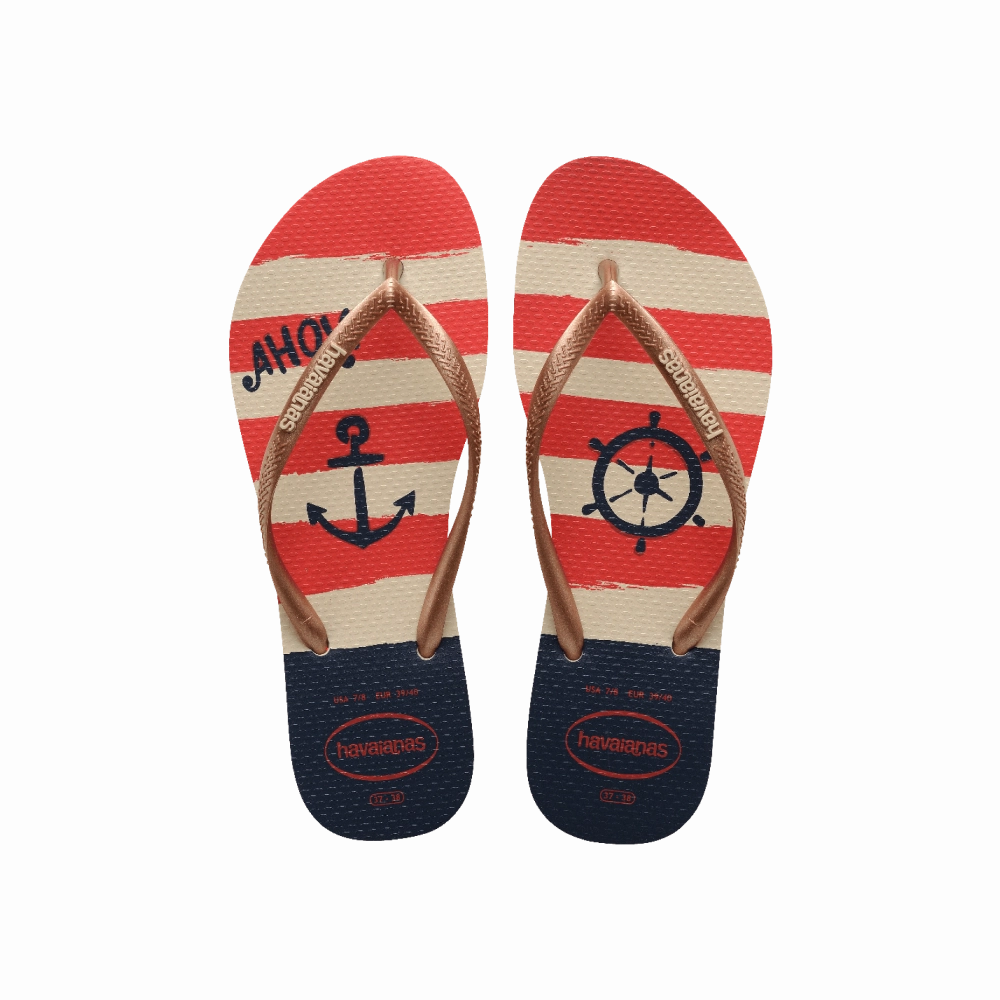 Airport Flip Flops Slim Nautical Flip Flops
