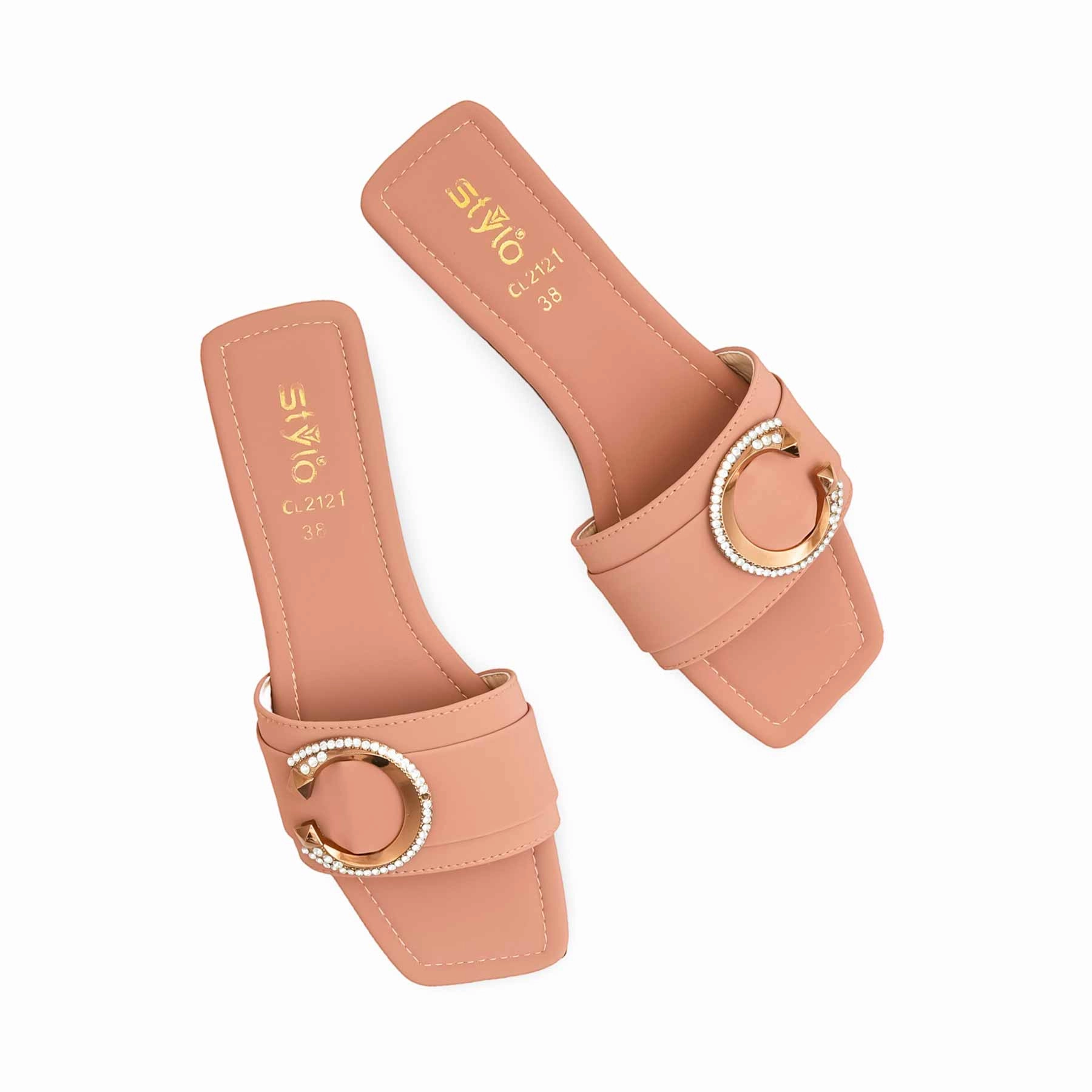 Barre Slippers Pink Casual Slipper CL2121