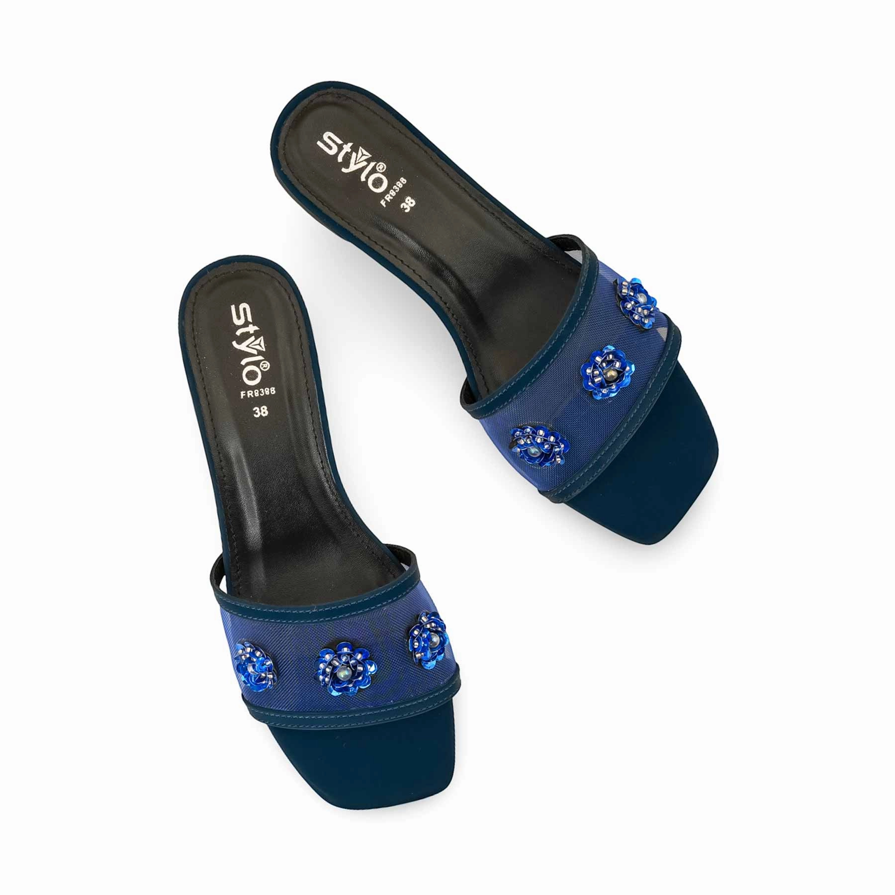 Ortho Arch Support Slippers Blue Formal Slipper FR8388
