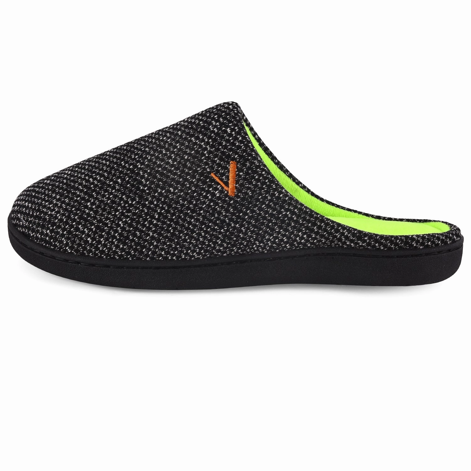 VONMAY Men's Slippers Two-Tone Cozy House Shoes Open Back Memory Foam Slippers Indoor Outdoor Slippers Cow