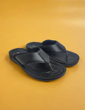 Slippers Supportive Black Soft Wahsable Slippers