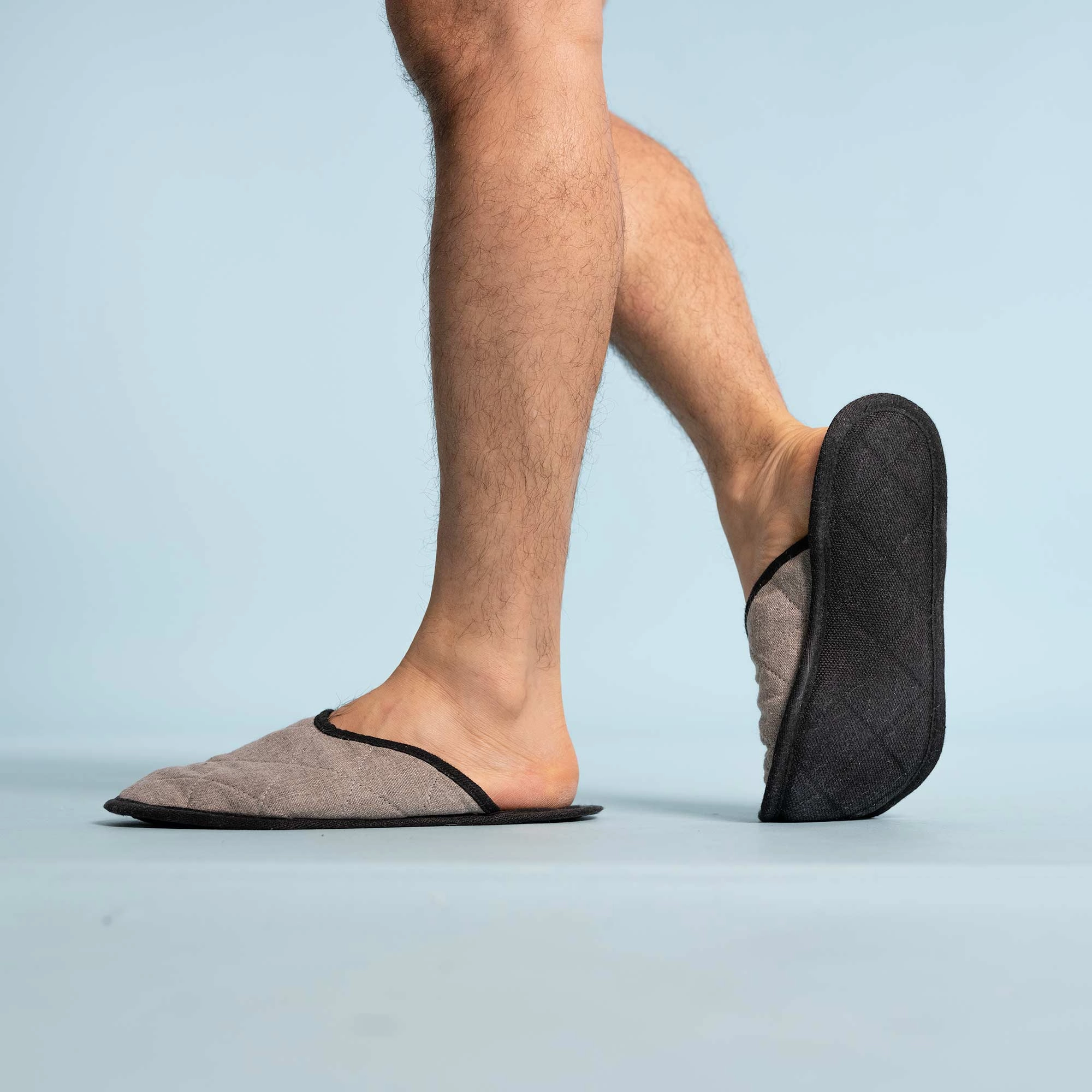 LUGANO Glue-free Organic Linen House Shoes Slippers (OC Thread, OC Fleece Lining, Elastic-Free, Synthetic-Free) (100% Biodegradable) Bridemaids Slippers