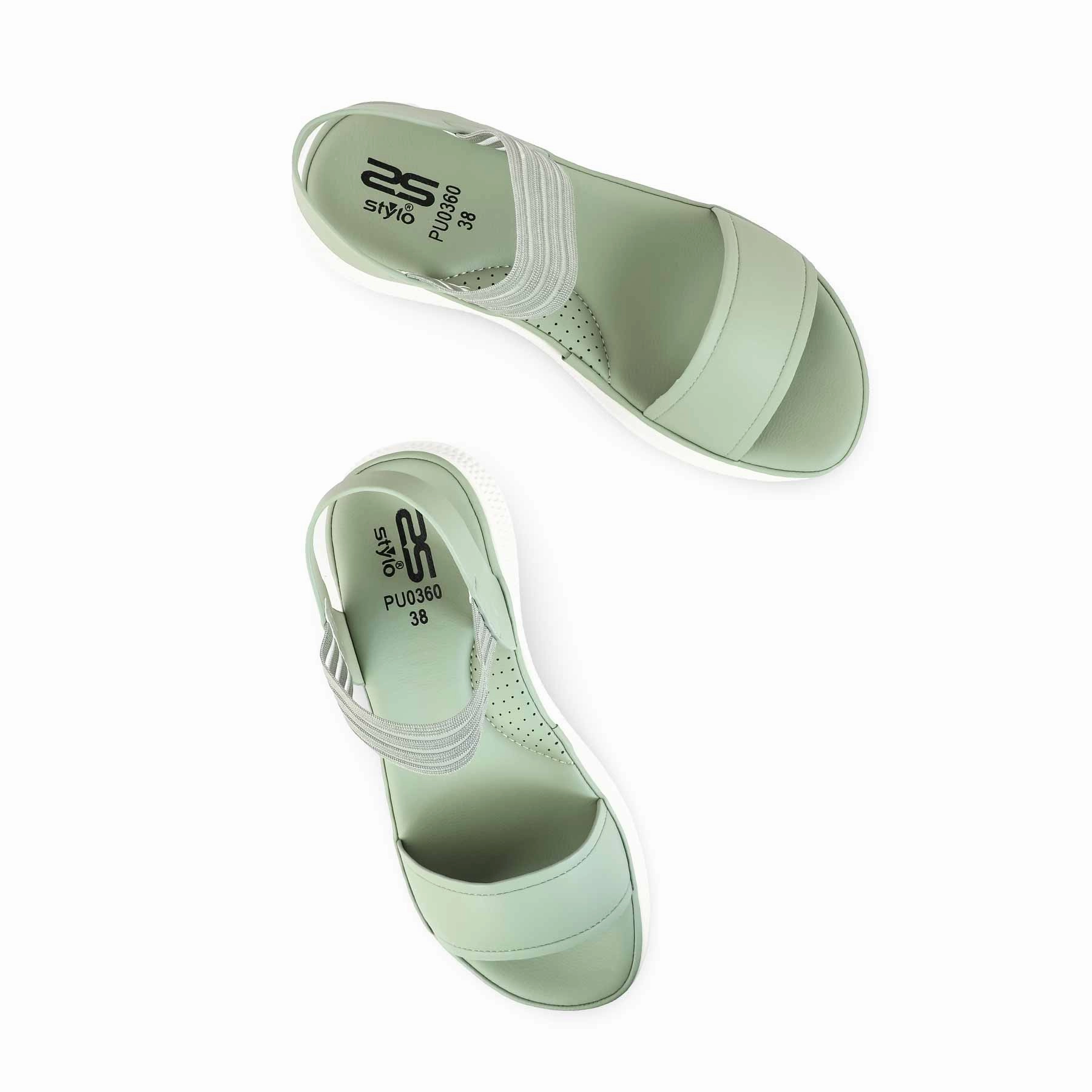 Tiddler Slippers Green Formal Sandal PU0360