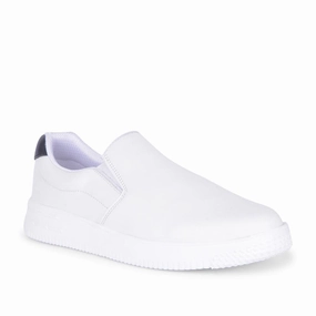 Normal Casual Shoes Leap7x Casual White Non-Lacing Sneakers For Men DUGLAS-2E By Liberty