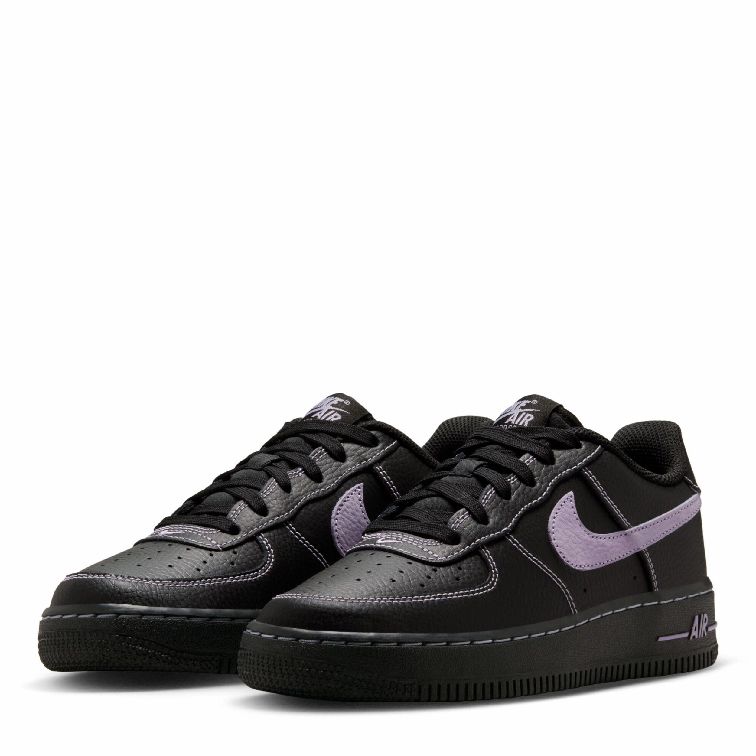 Air Force 1 Lv8 (Big Kid) Platform Wedge Heel Sneakers