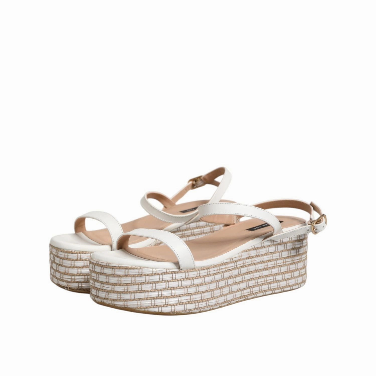 Patrizia Pepe White Espadrilles Ankle Strap Sandals Shoes Sandals Halcyon Beach St Lucia