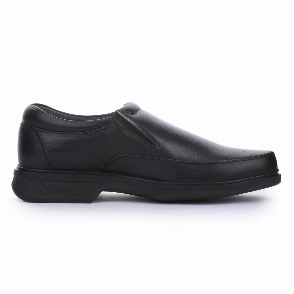 Healers Formal (Black) Slip-On Loafers Shoes For Men FL-1413 By Liberty Black Jeans Loafers