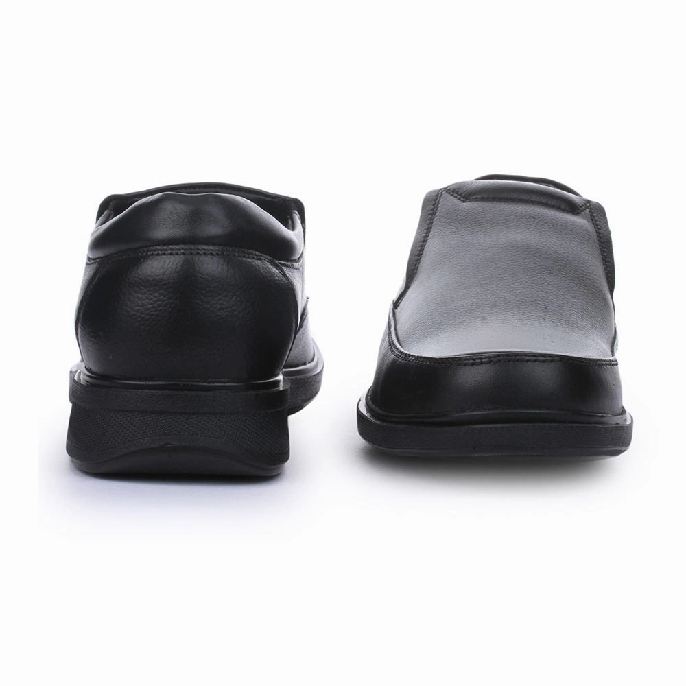 2 Tone Loafers Healers Formal (Black) Slip-On Loafers Shoes For Men FL-1413 By Liberty