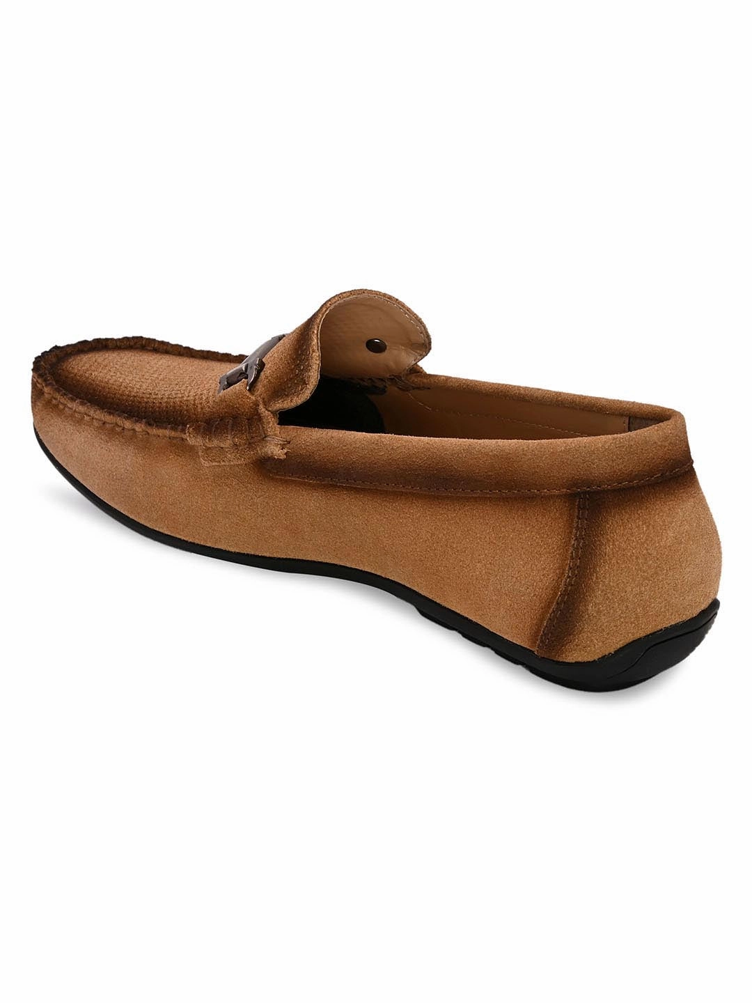 Stitch Tan Loafers Lugsole Loafers