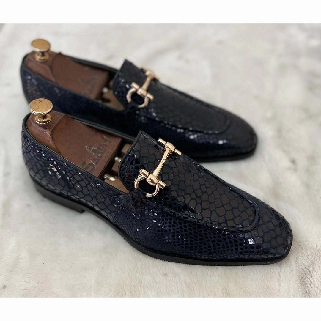 Snake Foil Loafers - Blue Penelope Chilvers Loafers