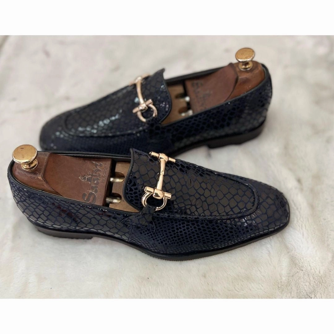 Snake Foil Loafers - Blue Louis Vuitton Loafers Shoes