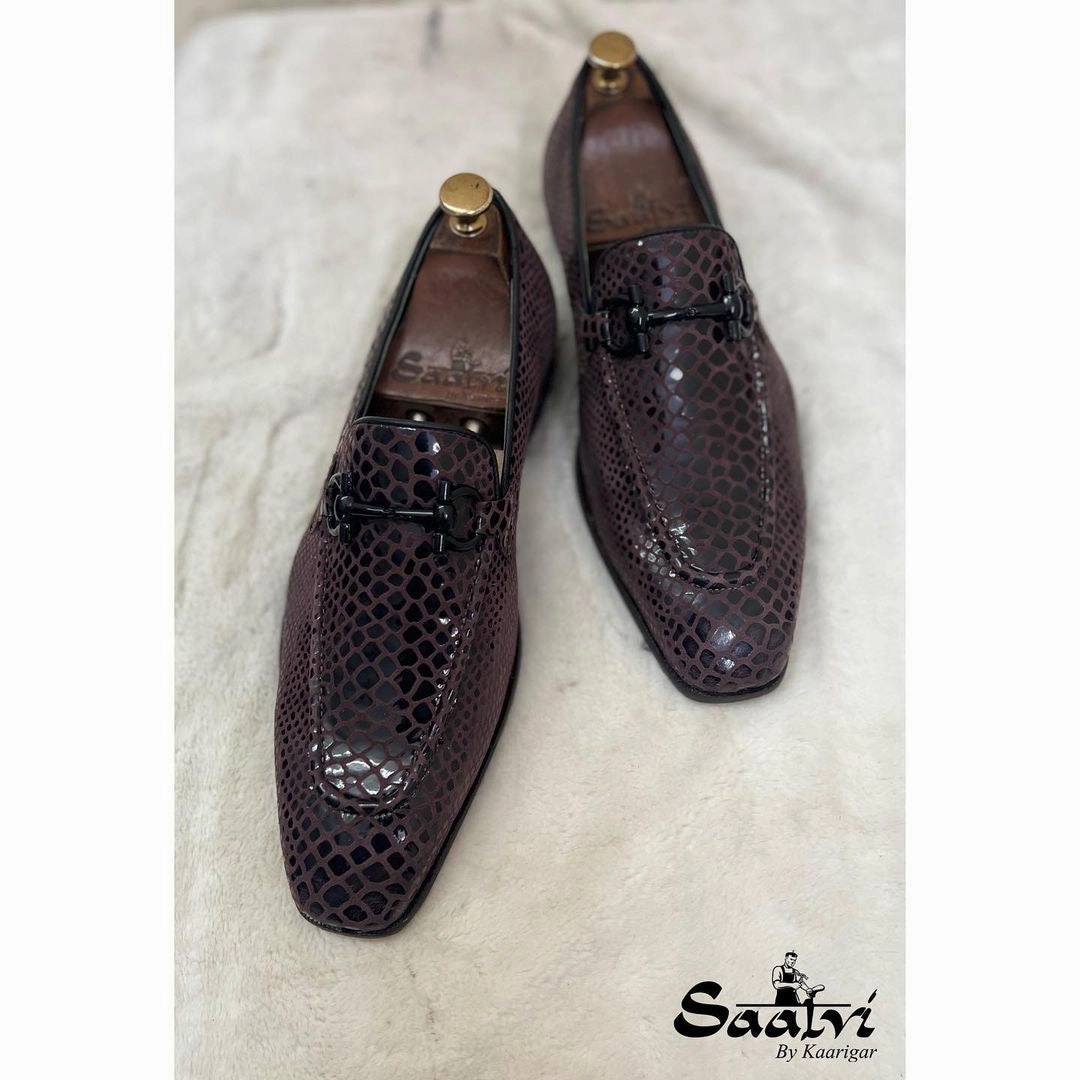 Snake Foil Loafers - V Leather Moccasin Loafers