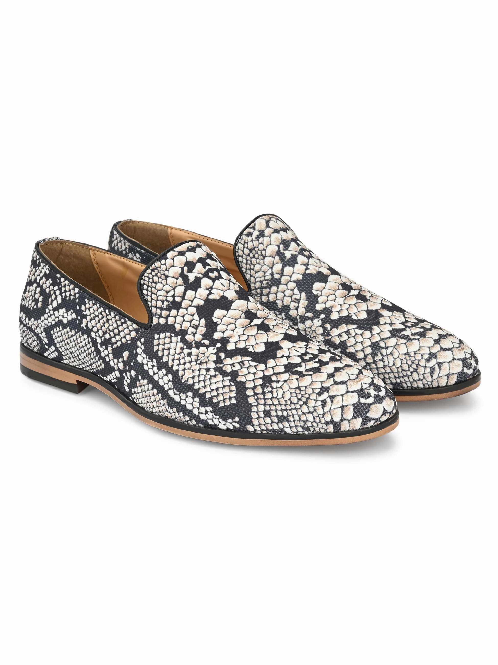 Sam Edelman Penny Loafers Snake Print Loafers