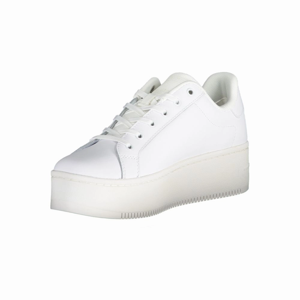 Sneakers And Denim Tommy Hilfiger White Polyester Sneaker