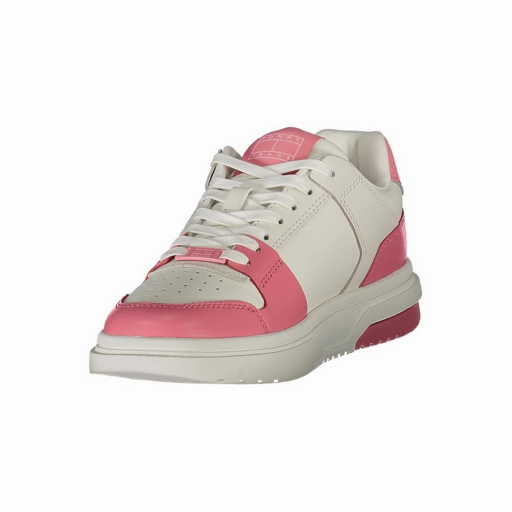 Glitter Sneakers Gucci Tommy Hilfiger Pink Leather Women Sneaker