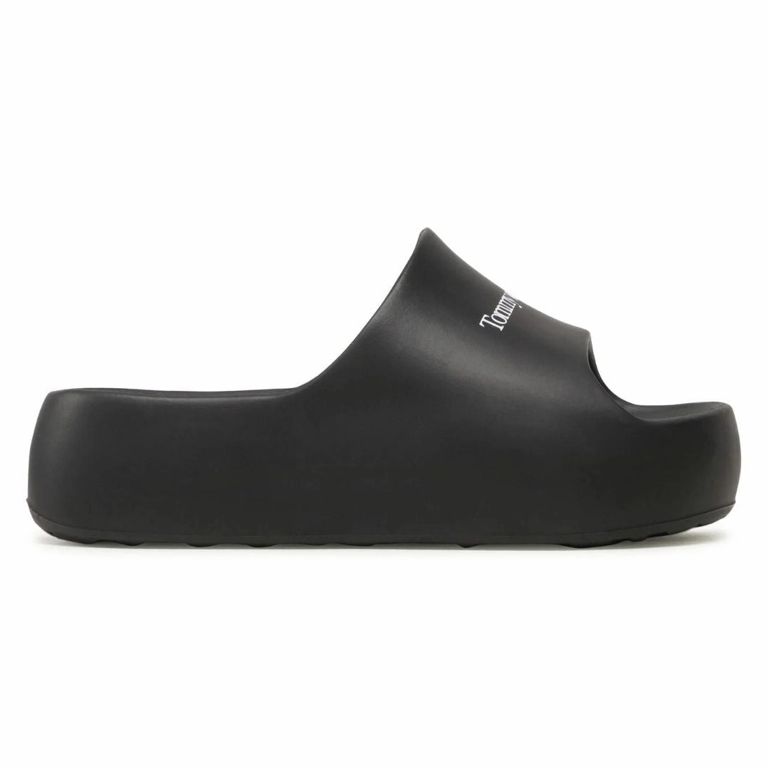 Tommy Hilfiger Chunky Flatform Pool Slides - BLK Reindeer Slippers