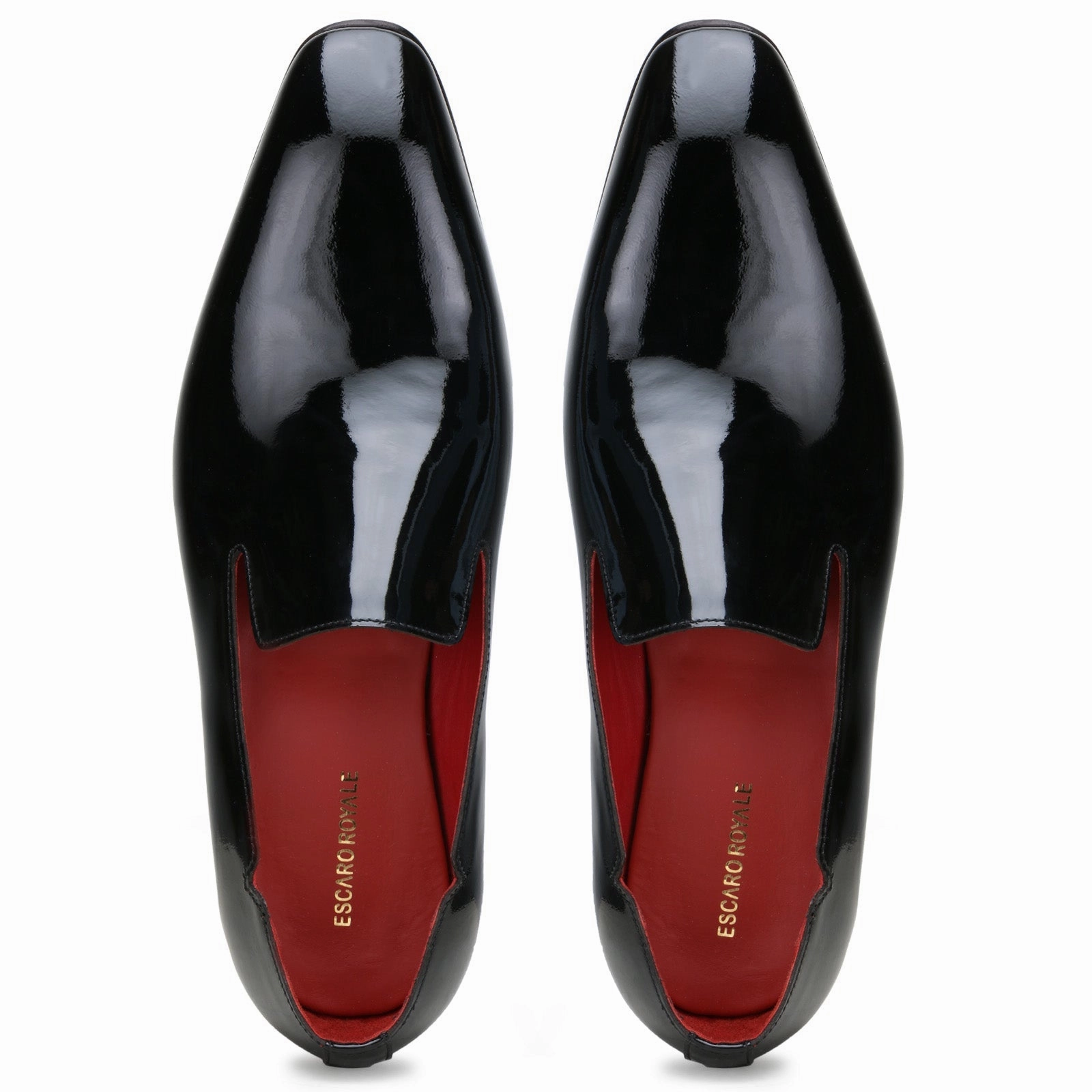 Escaro Royale Mavro Sleek Loafers in Black