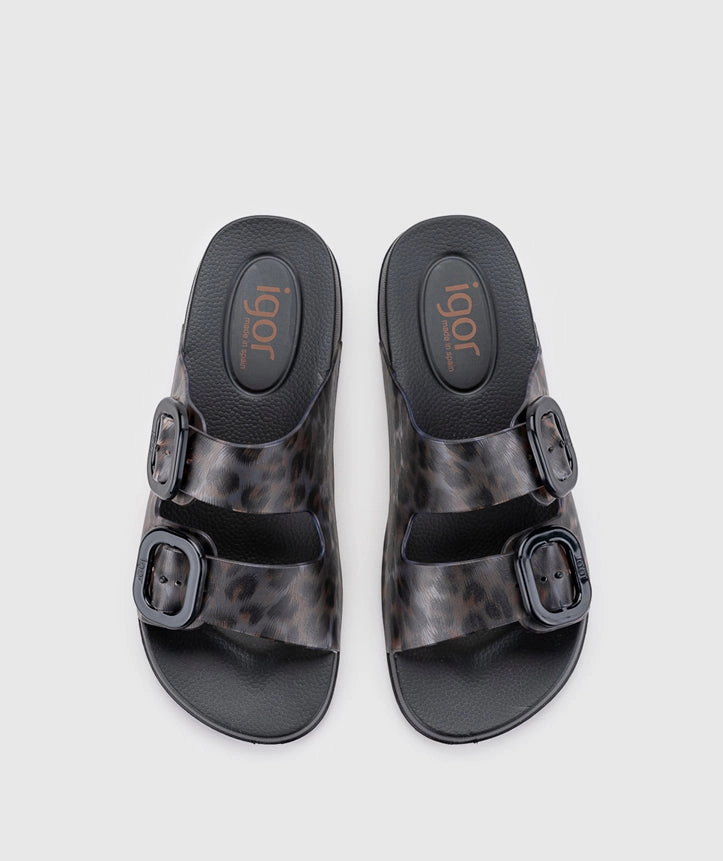 Sandals With T Strap Igor Women's Habana Brillo Leo Sandals - Negro