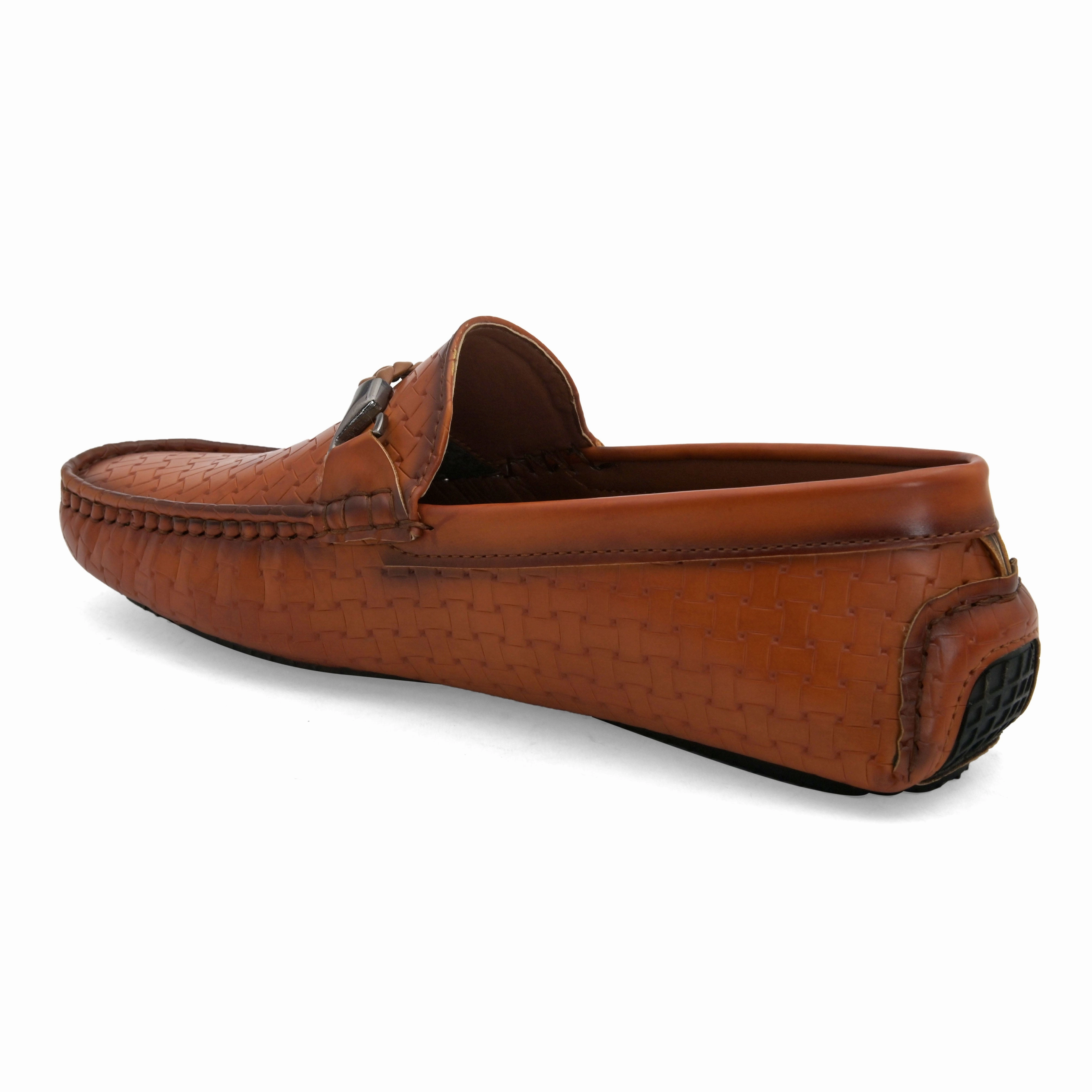 Reclaim Tan Driving Loafers Polo Suede Loafers