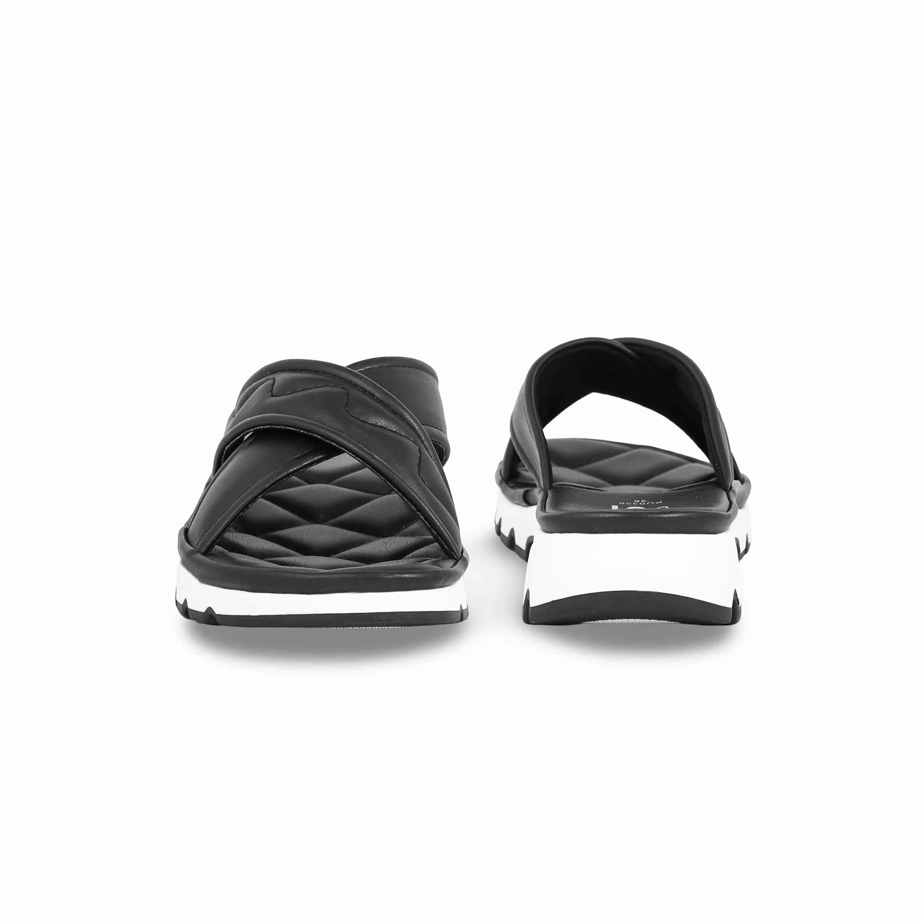 Black Formal Slipper PU0356 Martial Arts Slippers