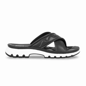 Black Formal Slipper PU0356 Slippers With Eyes