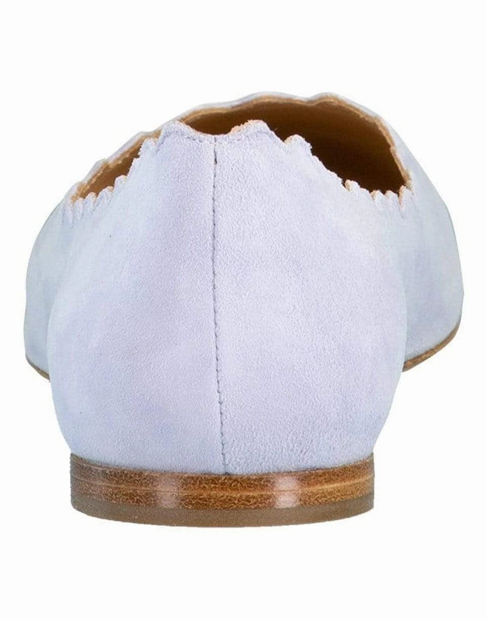 Soft Lavender Lauren Ballerina Flat Bridal Shoes With Pearls