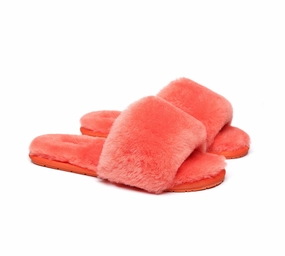 Strive Slippers AUSTRALIAN SHEPHERD UGG Women Fluffy Slides Nala